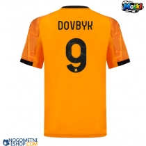 Moški Nogometni dresi AS Roma Artem Dovbyk #9 Gostujoči 2025-26 Kratek Rokav